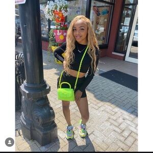 Neon Yellow Handbag